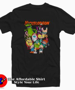 Nickelodeon Group Characters Retro 90s T-shirt
