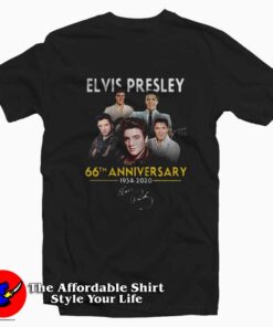 Official Elvis Presley 66th Anniversary T-shirt