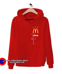 Official Travis Scott x Mcdonalds Crew Hoodie