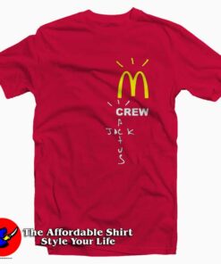 Official Travis Scott x Mcdonalds Crew T-shirt