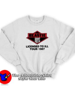 Old Glory Beastie Boys Licensed Tour 1987 Sweatshirt