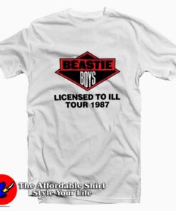 Old Glory Beastie Boys Licensed Tour 1987 T-shirt