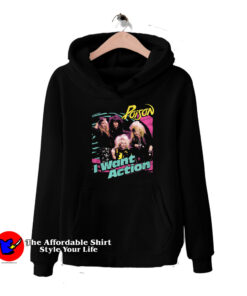 Poison I Want Action Album Cover Concert Hoodie