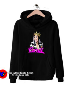 Queen Cardi B With Crown Unisex Hoodie