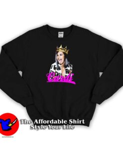 Queen Cardi B With Crown Unisex Sweatshirt