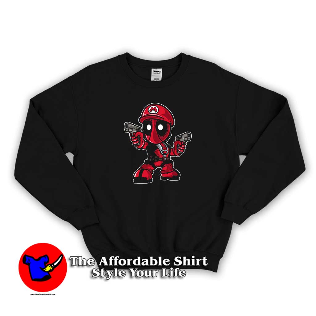 Super Mario as Deadpool Parody Unisex Sweater 510x510 image Super Mario as Deadpool Parody Unisex Sweater 510x510 Super Mario as Deadpool Parody Sweatshirt On Sale