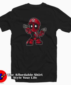 Super Mario as Deadpool Parody Unisex T-shirt