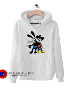 Cute The Lucky Rabbit & Mickey Mouse Hoodie