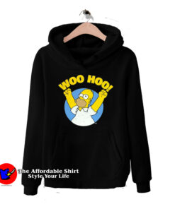 The Simpsons Woo Hoo Distressed Cute Hoodie