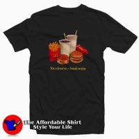 Travis Scott x McDonald's Deserve A Break T-shirt