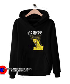 Vintage Cramps Bad Music Black Hoodie