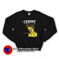 Vintage Cramps Bad Music Black Sweatshirt