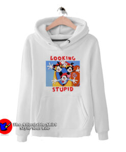 Vintage Looking Stupid Animaniacs Unisex Hoodie
