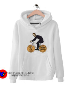Abraham Lincoln Riding Bike Unisex Hoodie