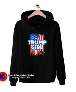 American Flag I’m a Trump Girl Unisex Hoodie