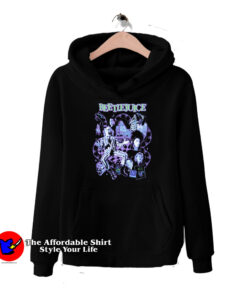 Beetlejuice Purple Tonal Poster Girls Hoodie