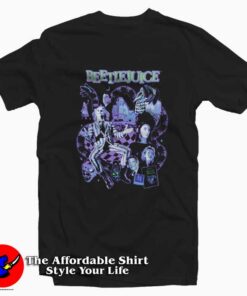Beetlejuice Purple Tonal Poster Girls Tshirt
