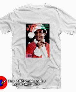 Bill Cosby Santa Controversial Magazine T-shirt
