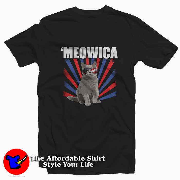 Cat 4th of July Meowica Tshirt 510x510 image Cat 4th of July Meowica Tshirt 510x510 Funny Cat 4th of July Meowica Unisex T shirt On Sale