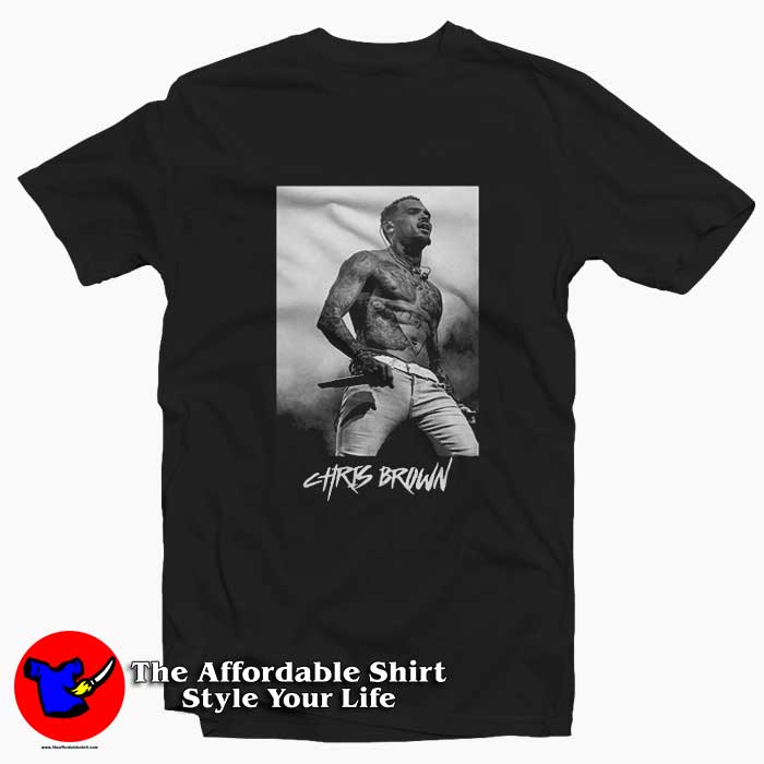 Chris Brown Graphic Tshirt 510x510 image Chris Brown Graphic Tshirt 510x510 Chris Brown American Singer Graphic T shirt On Sale