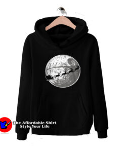 Christmas Vibes Flying Over The Moon Hoodie
