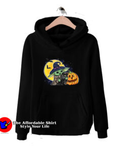 Cute Pumpkin Baby Yoda Halloween Unisex Hoodie