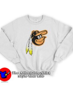 Cute Redskins Orioles Logo Unisex Sweatshirt