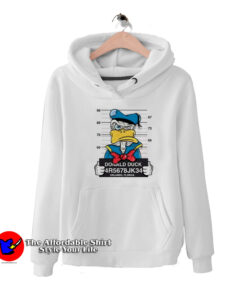 Disney Donald Duck Mugshot Cartoon Hoodie