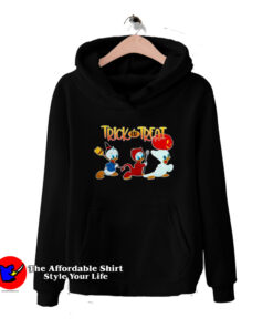 Funny Cute Donald duck Trick or Treat Hoodie