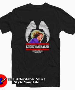 Eddie Van Halen Rest in Peace 2020 T-shirt