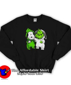 Funny Baby Snoopy and baby Grinch Sweatshirt