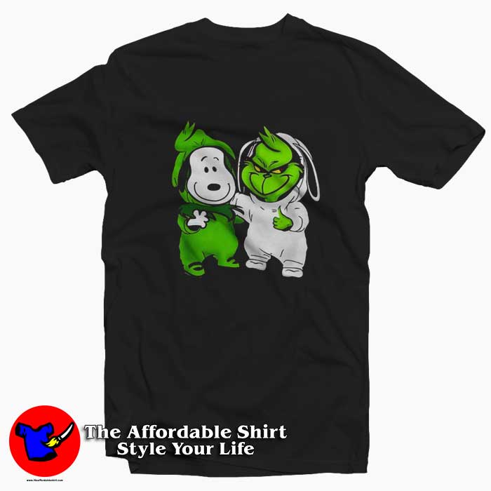 Funny Baby Snoopy and baby Grinch Tshirt 510x510 image Funny Baby Snoopy and baby Grinch Tshirt 510x510 Funny Baby Snoopy and baby Grinch T shirt On Sale