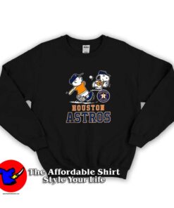 Funny Houston Charlie And Snoopy Baseball Sweatshirt