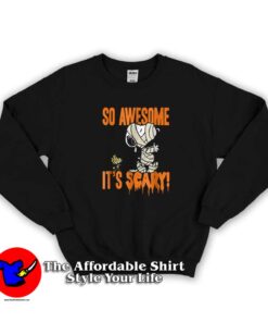 Funny Peanuts Halloween Snoopy Mummy Sweatshirt