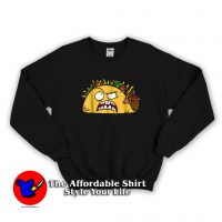 Funny Tacos Zombie Face Scary Halloween Sweatshirt