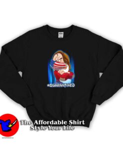 Grumpy Dwarf American Flag Face Mask Sweatshirt