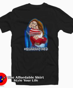Grumpy Dwarf American Flag Face Mask T-shirt