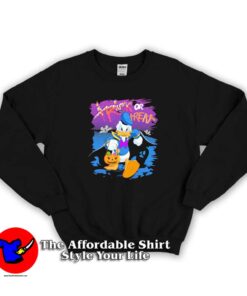 Halloween Donald Duck Pumpkin Funny Sweatshirt