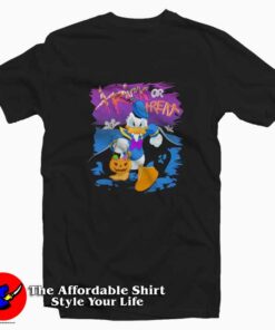 Halloween Donald Duck Pumpkin Funny Tshirt