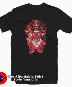 Halloween Looney Tunes Red Flame T-shirt