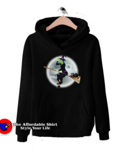 Halloween Witch On A Broomstick Unisex Hoodie