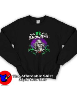 It’s Showtime Beetlejuice Characters Halloween Sweatshirt