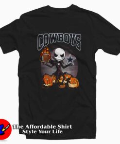 Jack Skellington Dallas Cowboys Funny Tshirt