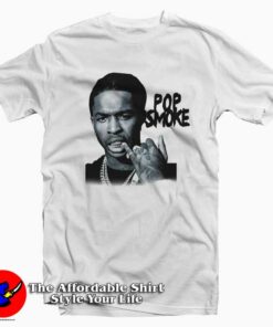 Memorial Pop Smoke x Vlone NY City Tshirt