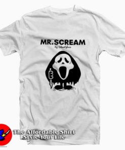 Mr Scream Ghostface Movie Halloween T-shirt