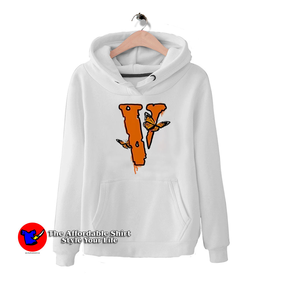 New Juice WRLD x Vlone Butterfly Hoodie | Theaffordableshirt