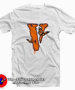 New Juice WRLD x Vlone Butterfly Tshirt