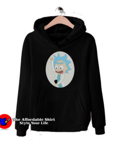Official Rick And Morty Selfie Tiny Rick Girls Hoodie
