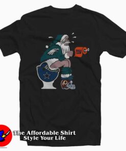 Philadelphia Eagles Santa Dallas Cowboys T-shirt