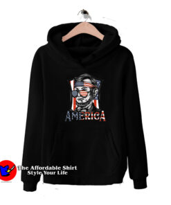 Retro 4th of July Abraham Lincoln Hoodie